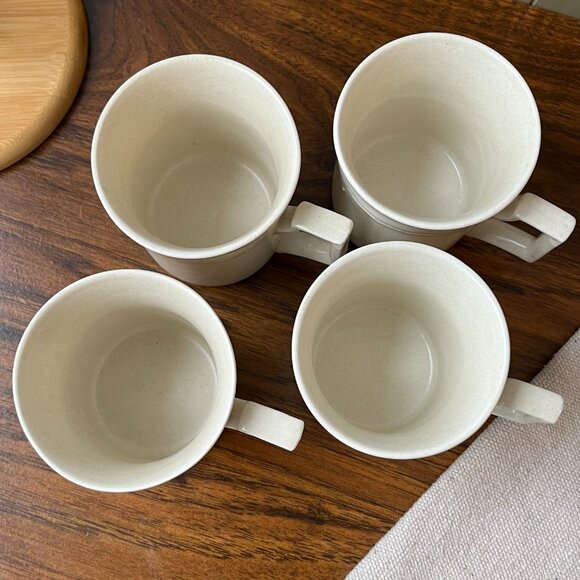 Kensington Handcrafted England Ironstone 4 Mugs - Picture 11 of 15